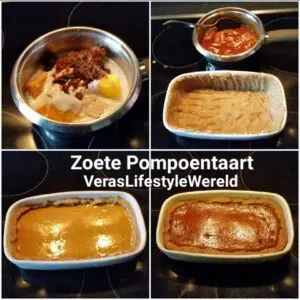 Pompoentaart in wording. Met minder suikers en gluten. Op naar een betere leefstijl!