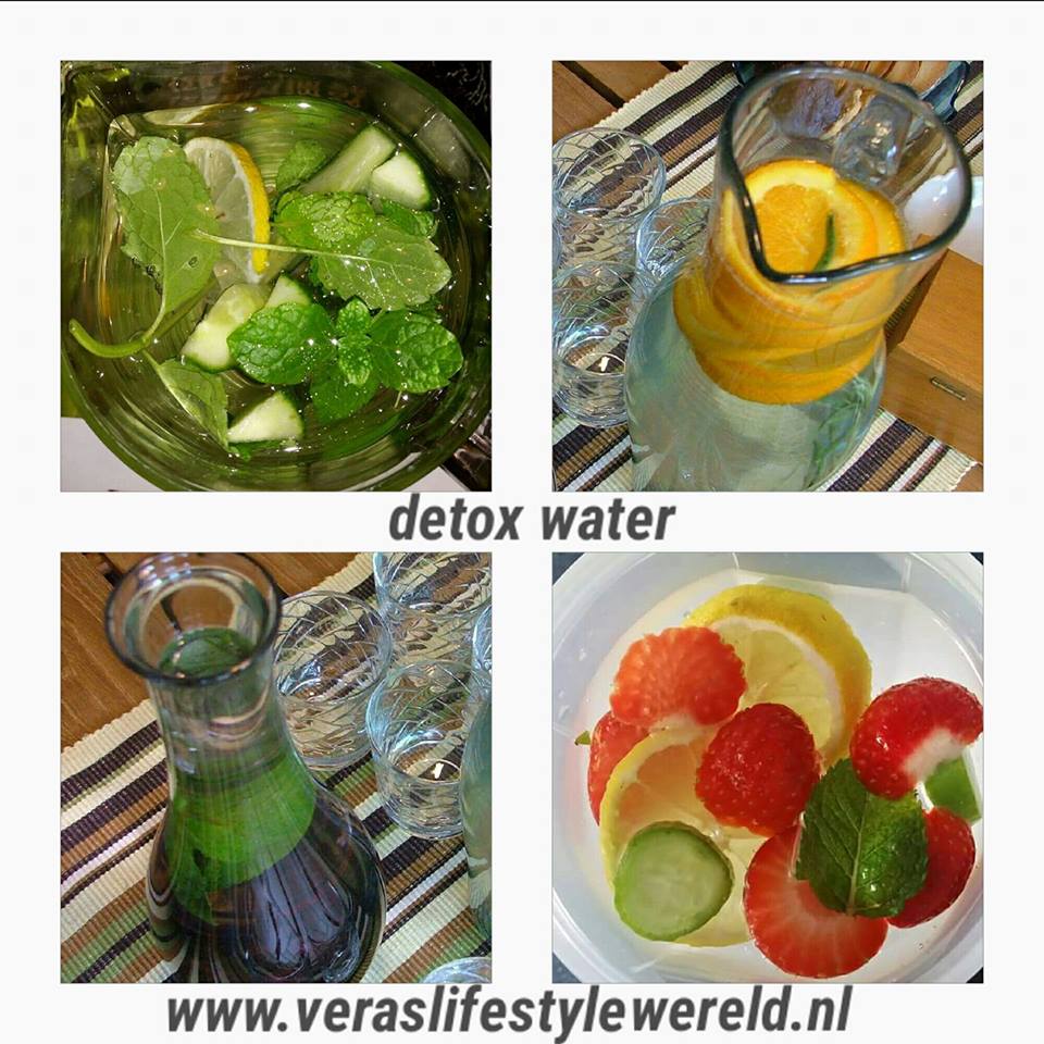 Fitter met detox water, thee-soorten, groenten en fruit!