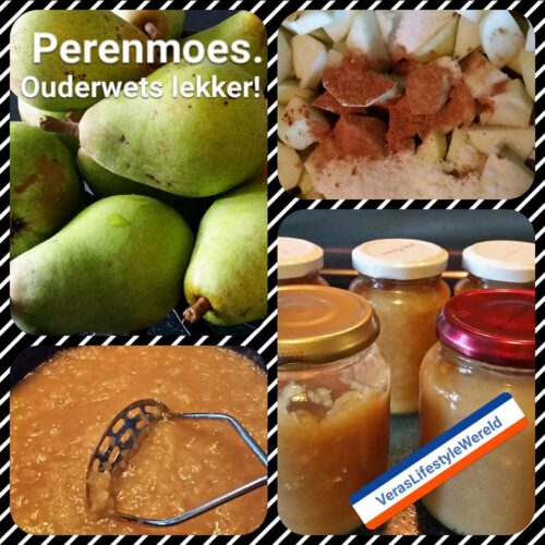 Zelf ouderwets lekkere perenmoes maken met dit recept