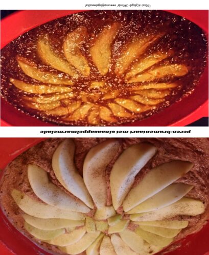 Perentaart met bramen recept