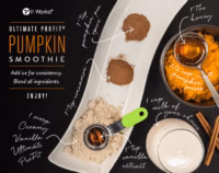 Keto Recept lekker kruidige romige pompoen smoothie