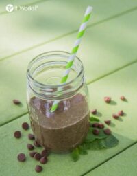 Keto Recept Chocolade Mint Shake