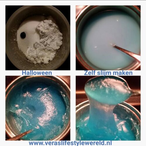 Eetbaar slijm voor Halloween - Voeg naar wens geur, kleur, snoep en glitters toe