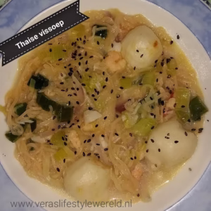 Thaise vissoep - ketovriendelijk en geschikt voor lage koolhydraten. Pak jouw gezondere leefstijl op bij Vera's Lifestyle Wereld