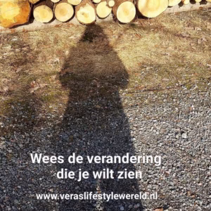 wees de verandering die je wilt zien