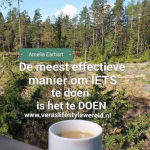 De meest effectieve manier om iets te doen is het te doen