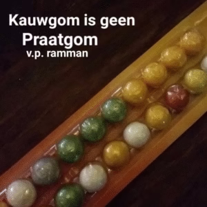 kauwgom is geen praatgom