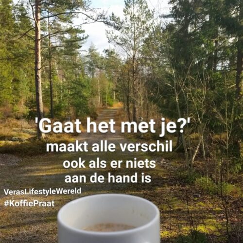 De zin 'Gaat het met je?' maakt alle verschil. Ook als er niets aan de hand is.