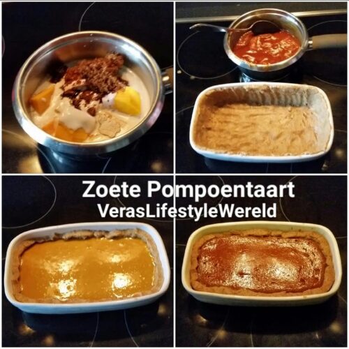 Pompoentaart in wording. Naar het recept van Jamie Oliver. Met minder suikers en glutenvrij. Op naar een betere leefstijl!