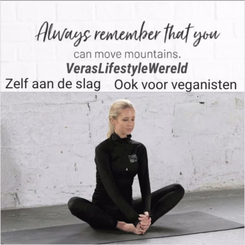 Always remember that you can move mountains. Je kunt bergen verzetten, als je wilt!