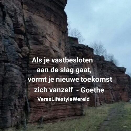 Vastbesloten werken aan je nieuwe toekomst