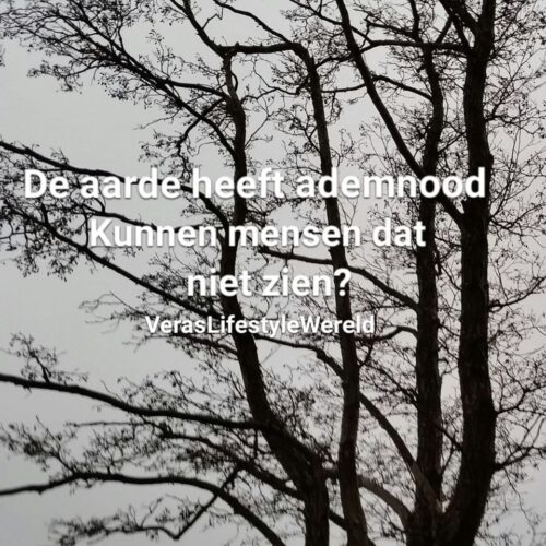De aarde heeft ademnood