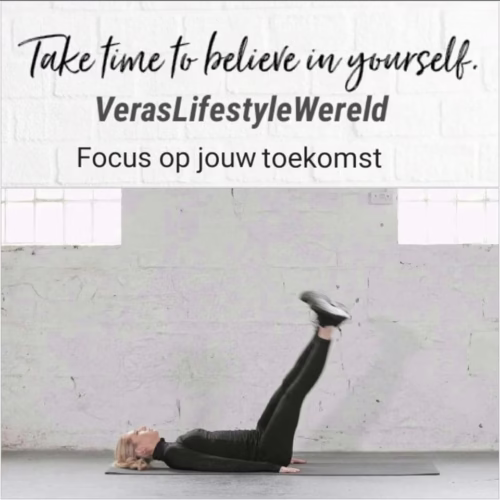 Neem de tijd om in jezelf te geloven. Focus op jouw toekomst.