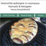 Barbecue Recept Gestoofde Aubergine en Zoete Aardappelen in Roomsaus, Vera&#039;s Lifestyle Wereld