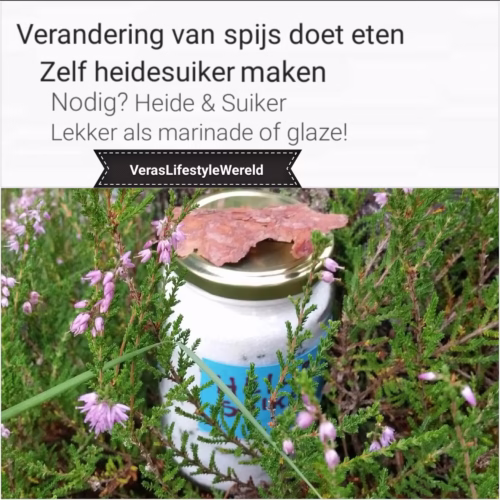 Heidesuiker is een vergeten bloemensuiker. Pak het recept en voeg meer smaak toe aan gerechten zoals cake of stoofpotten. Of maak een glaze of marinade met hei.