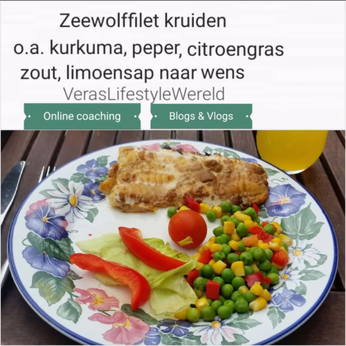 Recept Paniki Zeewolffilet - Binnen ketogeen dieet en lage koolhydratenleefstijl grillen op een buitengrill