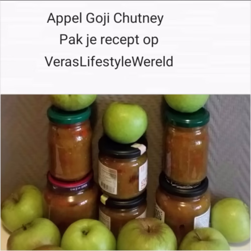 Appel Goji Chutney is een tintelend fris recept voor de smaakpapillen. Een heerlijk bijgerecht!