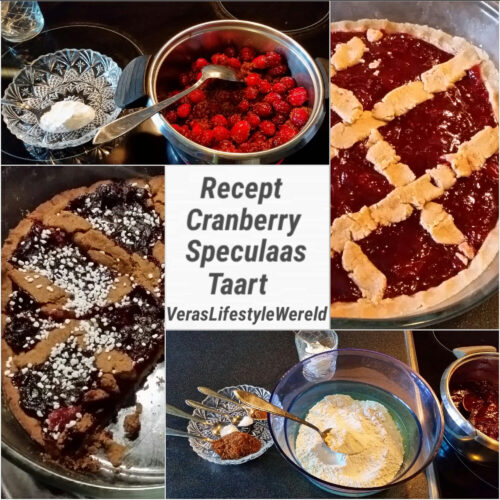 Recept Cranberry Speculaas Taart - Minder suikers Glutenvrij Vegan