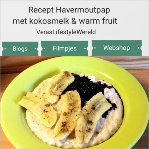 Recept havermoutpap met kokosmelk en warm fruit
