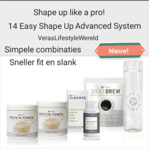 Shape up like a pro! Op naar fitter met ondersteuning van de 14 Easy Shape Up Advanced System