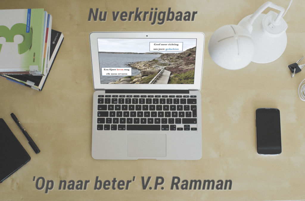 Persmap 'Op naar beter'- een inspirerend en motiverend werkboek van V.P. Ramman