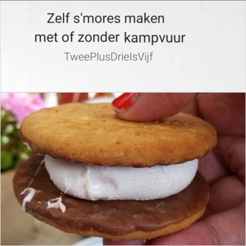 Zelf s'mores maken met of zonder kampvuur