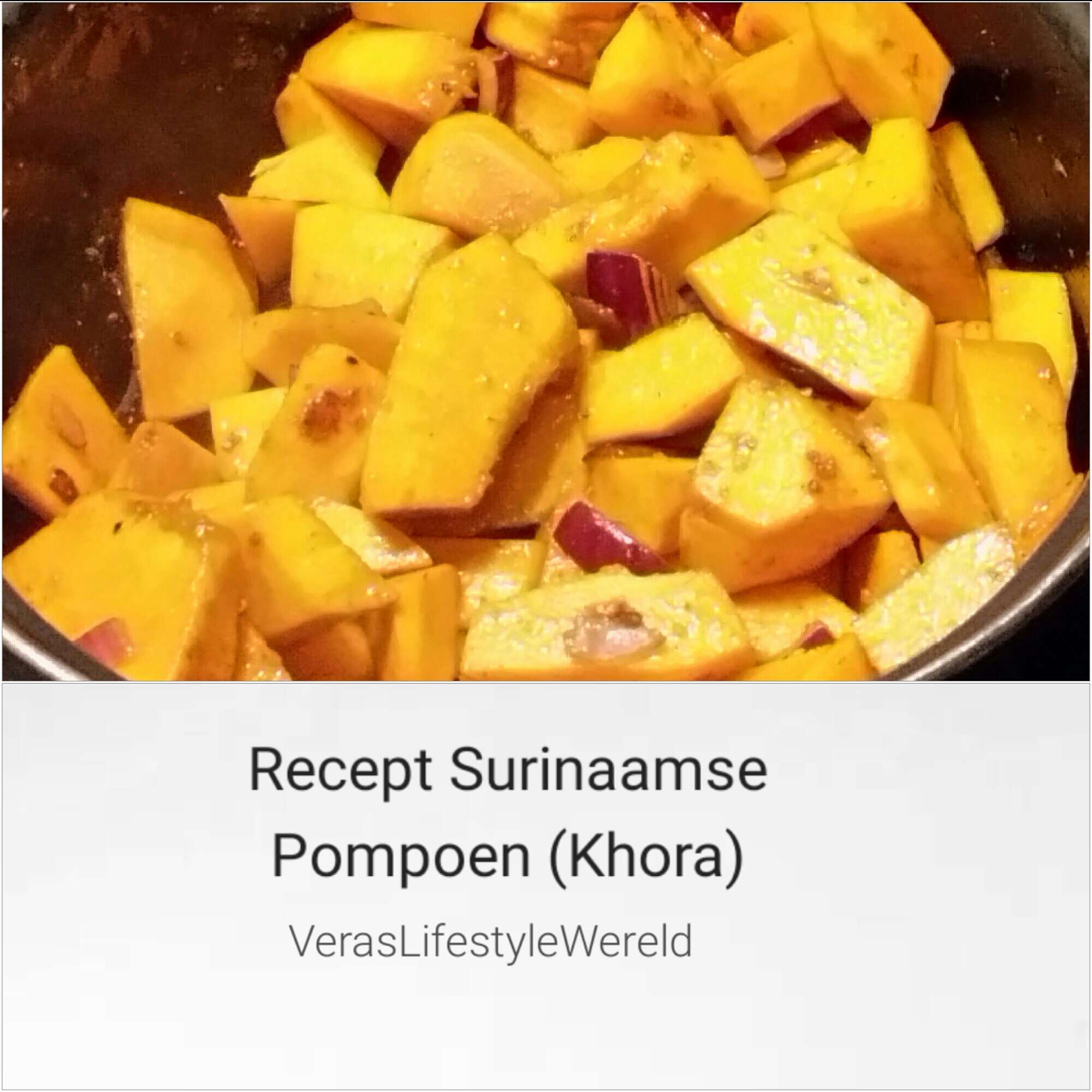 Surinaams gekruide pompoenpuree - khora