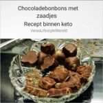Recept keto chocoladebonbons met zaadjes en geen toegevoegde suikers