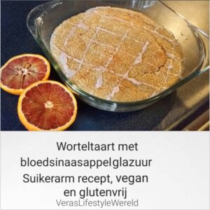Recept worteltaart met bloedsinaasappelglazuur