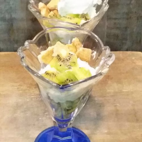 Kids kiwi tiramisu - No bake cake recept met minder suiker