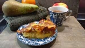 Recept gebakken zuivelvrije yoghurttaart met kruidnoten en minder suiker