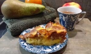 Recept gebakken zuivelvrije yoghurttaart met kruidnoten en minder suiker