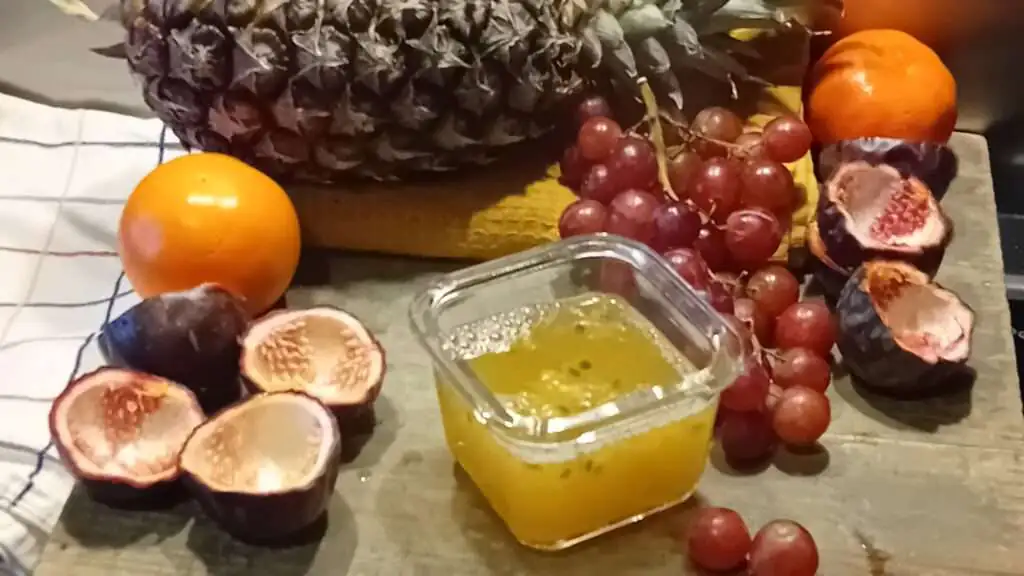 Recept granita van maracuja en groene thee