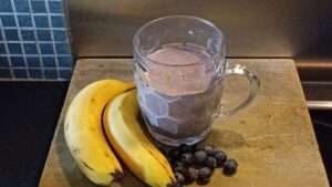 Recept vegan smoothie met bosbessen | Zonder toegevoegde suiker s | Net chocolademelk