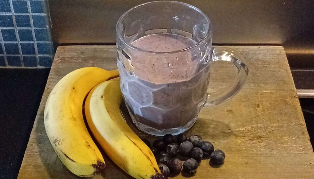 Recept vegan smoothie met bosbessen