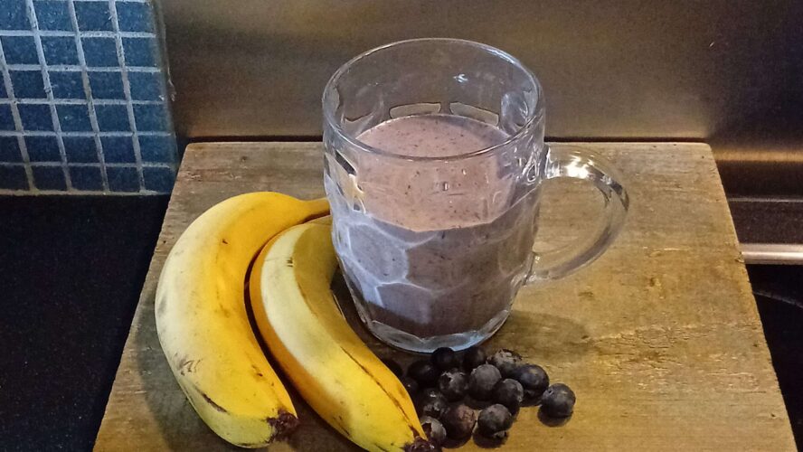 Recept vegan smoothie met bosbessen | Zonder toegevoegde suiker s | Net chocolademelk