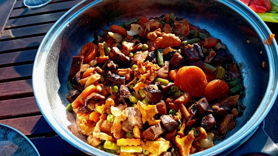 Recept groentepannetje met cantharellen
