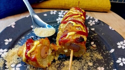 Recept Koreaanse hotdog | Hoe maak je KPop Demon Hunters food | Street food